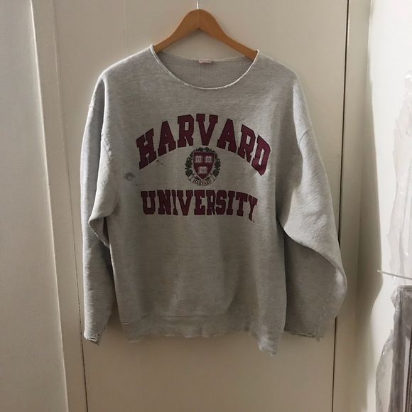 Vintage Other - Vintage 70s Harvard distressed crewneck